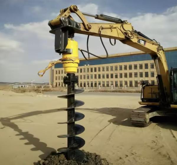 Hydraulic Earth Piling Rig Earth Hole Drilling Machine Earth Auger Drill Auger