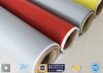 Non Flammable E-Glass Fiber 590g Double - Sides Silicone Coated Fiberglass