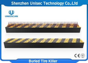 China Traffic Control Anti Terrorist Tyre Spike Barrier , Police / Jail / Checkpoint Spiked Road Barrier factory
