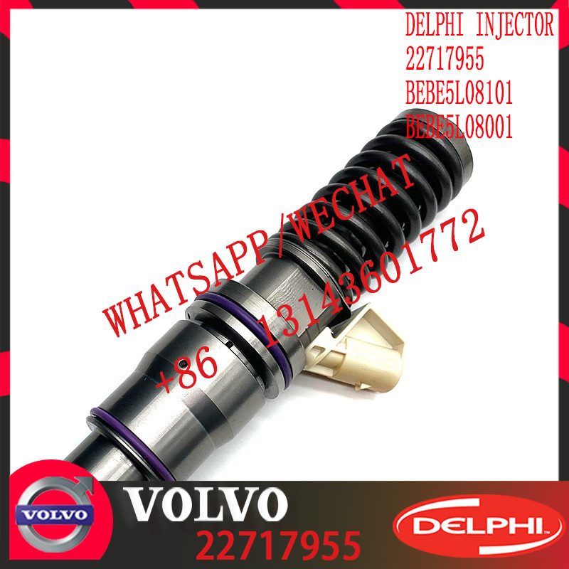 Original Common Rail Diesel Fuel Injector 22717955 BEBE5L08101 BEBE5L08001 22052772 E3.5 for V-O-L-V MD16 EURO 6