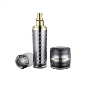 China Diamond Double Wall Cosmetic Cream Jar PMMA Cream Jar Containers For Cosmetics factory