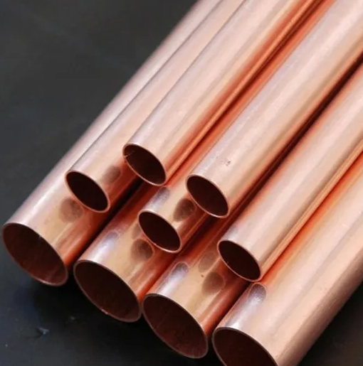 ASTM Red Seamless T2 1 4 Copper Tubing For Air Conditioner Heat Pipe Fittings