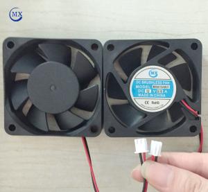 China 60mm X 60mm X 15mm ball bearing 2 . 34 inch DC 12V axial cooling brushless fan factory