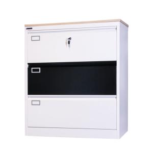 China Steel 3 Drawer Filing Cabinet Garage Office Storage Kitchen factory