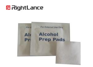 China 30x60mm Diabetic Supplies Alcohol Prep Pads Ce Approval factory