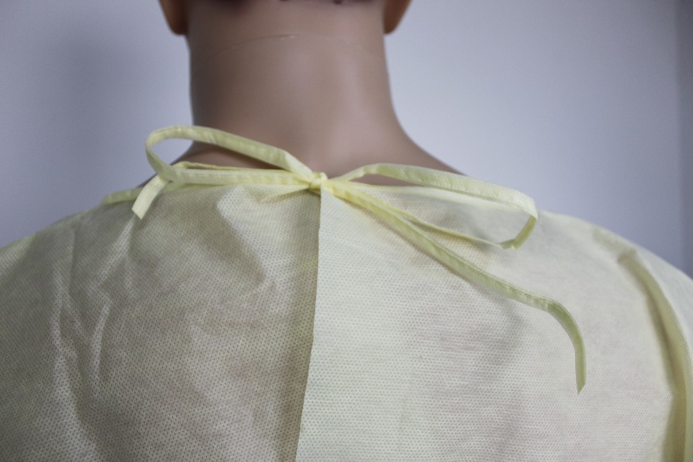 S-4XL Disposable Medical Isolation Gown Waterproof Sms Material Gowns