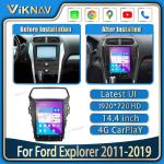 14.4 Inch Touch Screen Car radio For 2011--2019 Ford Explorer GPS Navigation