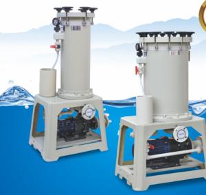 China Sealless Magnetic Pump PP Chemical Filter 1 - 30ton/hour 3.75KW factory