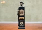 Decorative Wooden Storage Cabinet MDF Rack Furniture Gas Pump Storage Rack Black
