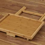 foldable bamboo sofa snack tv tray table