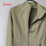 Front Zip Women Yoga Jacket Women Fitness Apparel Yoga Thumb Hole