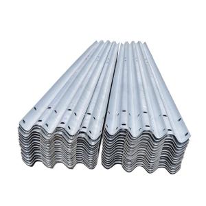 China Roadway Safety Customized Color W Beam Highway Guardrail Traffic Barrier in California factory