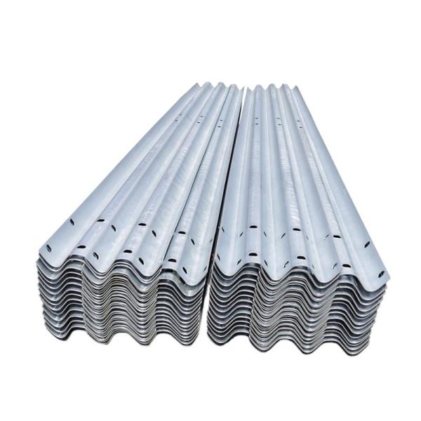 Roadway Safety Custom Color Hot Dip Galvanized Highway Guardrail for Exported