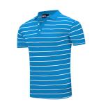 Flyita Breathable Blue Polo T Shirt 3D Embroidery Logo