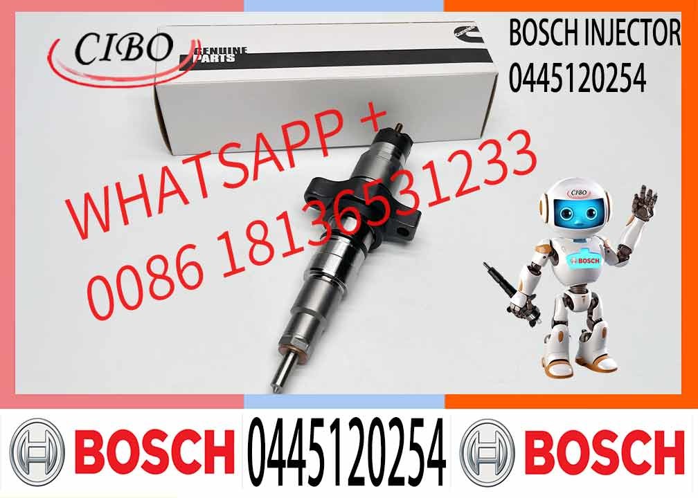 High Performance Diesel Engine Common Rail Fuel Injector 5263317 0445120254