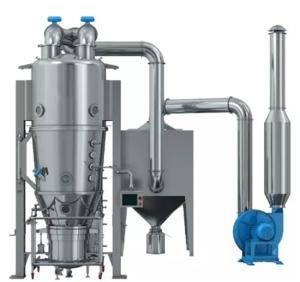 China 120 KGS/BATCH FLP Series Fluidized Fluid Bed Coater Dryer Machine Granulator factory