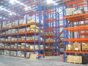 China 1000kg Conventional Double Deep Pallet Racking System Industrial Shelving Rack factory