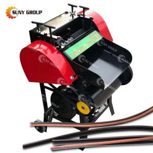 China ZY-38/45/60/70/80 Copper Stripper Peeler Machine for Scrap Copper Wire Stripping factory