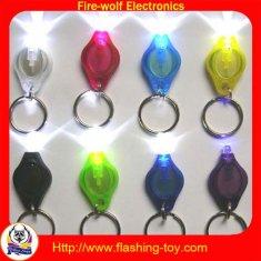 China red, blue, green, white, orange, black promotinal Mini LED Keychain Flashlights factory