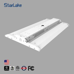 Workshop 3CCT Adjustable LED Linear Highbay Light With Motion Sensor Pir Sensor