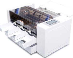 China High Speed Electric Card Cutter Business Card Slitter Machine 50 Sec / 100 Sheets factory