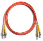 62.5 / 125 Duplex Orange Fiber Optic Patch Cord , 5Mtrs PVC Lc To Sc Fiber Cable