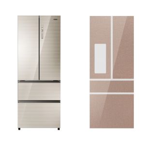 China Flat Tempered Sheet 3.2mm Refrigerator Door Panels on sale