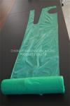 Green Color Plastic Aprons On A Roll Disposable Colored Food PE Aprons