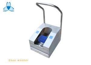 China Multifunction Motorized Sole Cleaning Machine For Dust Free Clean Room factory