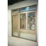 KDSBuilding High Quality Double Tempered Glass Aluminum Toilet Casment Single