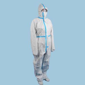 Protective waterproof disposable coverall