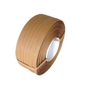 China Industrial Paper Strap Turn up Paperband on Semi-Automatic Machine factory