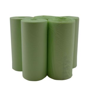 China Reusable Biodegradable PLA Grocery Bag On Roll Compostable Plastic Shopping Bags on sale