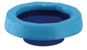 China Rubber Mud Plumbing Toilet Seal Flange , Bottom Mounted Perfect Seal Toilet Wax Ring factory