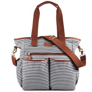 China Crossbody Large Tote Diaper Bags Canvas Customized Size Solid Color factory