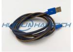 High End Mfi Jean Cloth Heat Resistant Wire Sleeve For Denim Usb Cable Harness