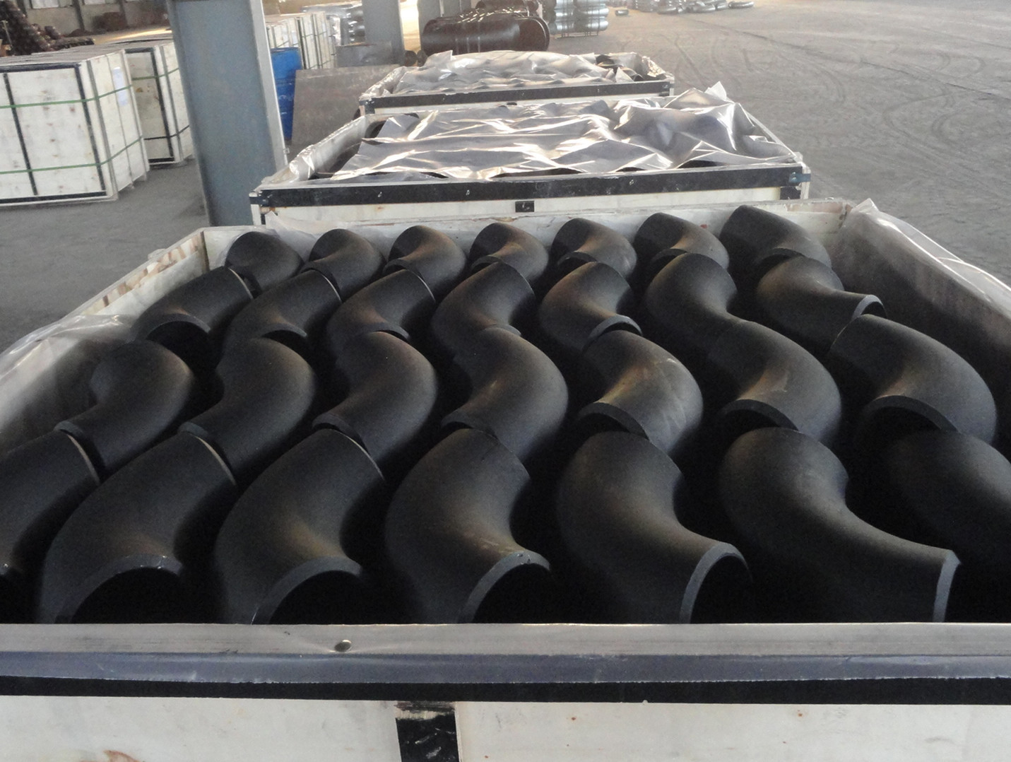 4 Inch To 72 Inch Butt Welded Pipe Fitting Elbow Seamless ASTM B16.9 CS P265GH