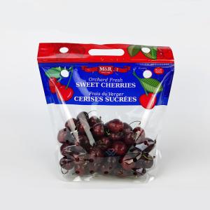 China Anti Fog Fruit Protection OPP Packaging Bag With Slider Zipper Handle factory