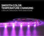 Hydrophilic 6W 30les/M Flexible Rgb Led Strip 10mm PCB