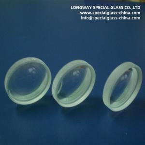 China Polished Optical Glass Convex Concave Lenses For Optometry Flipper factory