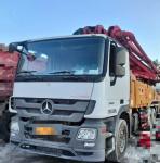 Used 2018 Concrete Pump Truck 56m Mounted Pump Truck Chassis Now For Sale