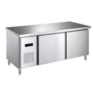 China Fan Cooling Stainless Steel Under Counter Fridge With CE 1.2m 1.5m 1.8m factory
