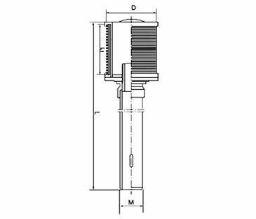 Water Softening Treatment Water Filter Nozzle Large Long Hand Flowing Pipe Type