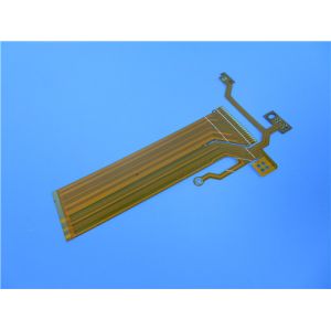 2 Layer Flexible Printed Circuit PCB (FPC) Built on Polyimide With FR4 Stiffener