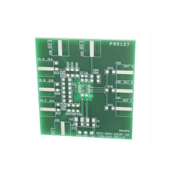 DEM-OPA-SSOP-3A Embedded Solutions Triple Operational Amplifier Evaluation