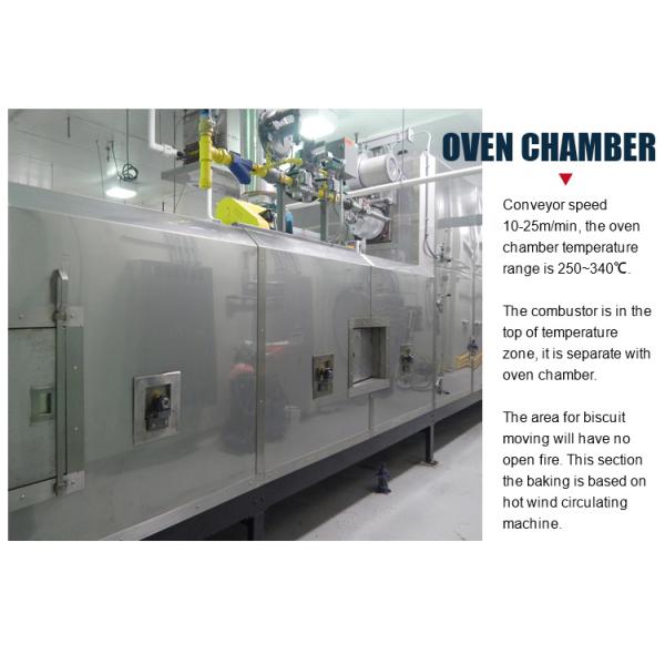 Convectional Continuous Industrial Bakery Tunnel Oven For Biscuit Production Line