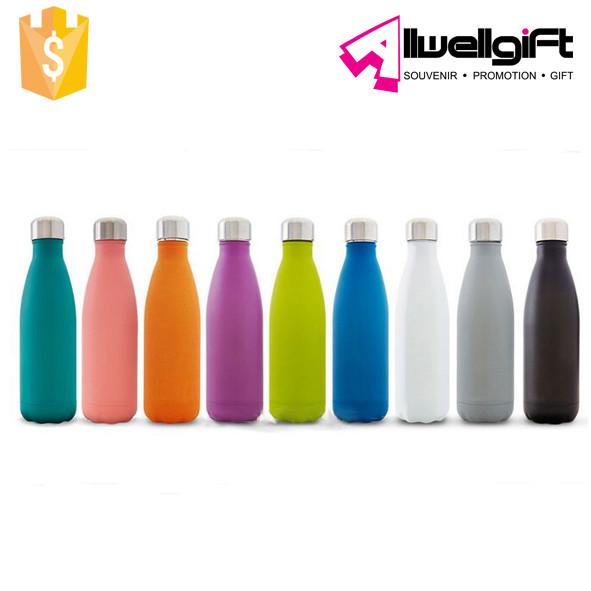 Protective Plastic Wide Mouth Lid Leakproof Reusable Glass Water Bottles BPA