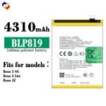 Original Rechargeable BLP819 Battery for OPPO RENO 5 4G Reno6 Z Reno 6Z 5G