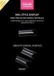 ABS Clear Matte Full Cover Fake Nails Smile Shape For Salon And DIY Nails