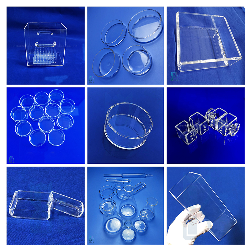 Factory Custom Laboratory Quartz Glass Cylinder Crucible Corrosion Resistant